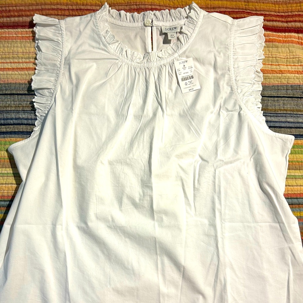 White JCrew blouse